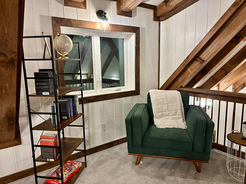 Chapter's End Fully equipped kitchen with modern appliances